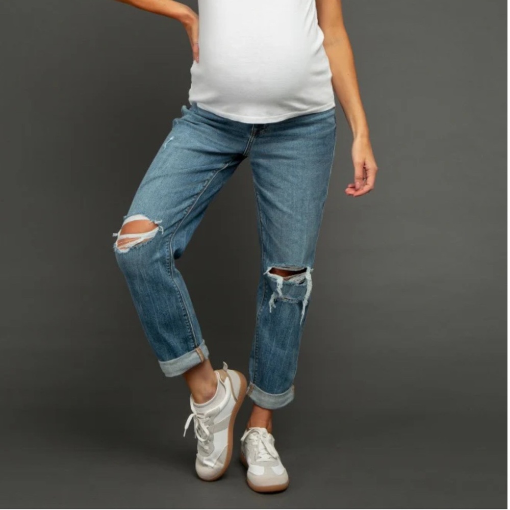 Pinkblush Women's Blue Straight Leg Jeans